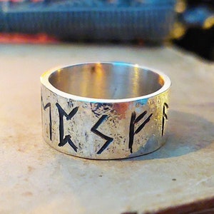 Powerful Viking Ring magic amulet - Runes Talisman Celtic Jewelry - Luck, Money and Protection Amulet