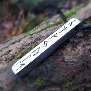 Money amulet, charm for wealth attraction and protection, sterling silver, viking, celtic runes. Magic, money spells
