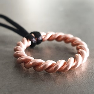 Lost Cubit 177mhz frequency copper Tensor ring  - pendant, amulet, charm 1/8 Cubits