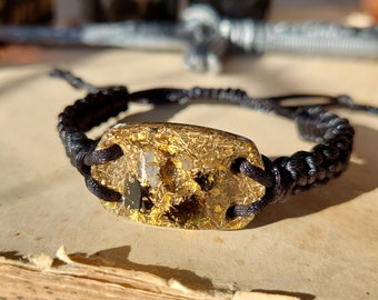 Most powerful Orgonite orgone bracelet, amulet. Moldavite, Herkimer, Diamonds, Nuummite, Saffordite, high vibrations