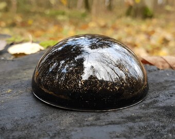 Powerful EMF Protection Orgone Dome - Orgonite Amulet - Black Tourmaline, Elite Shungite Healing Crystals