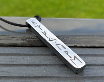 Powerful Rune magic Amulet with Money, Luck, Protection Spells. Enchanted charm, Talisman Necklace