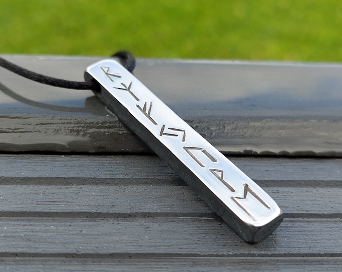 Powerful Rune magic Amulet with Money, Luck, Protection Spells. Enchanted charm, Talisman Necklace