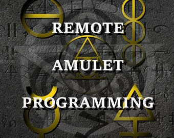 Remote Amulet / Charm programming from Alchemy, Druid Magic, Voodoo, Reiki Master. Powerful magic amulet.