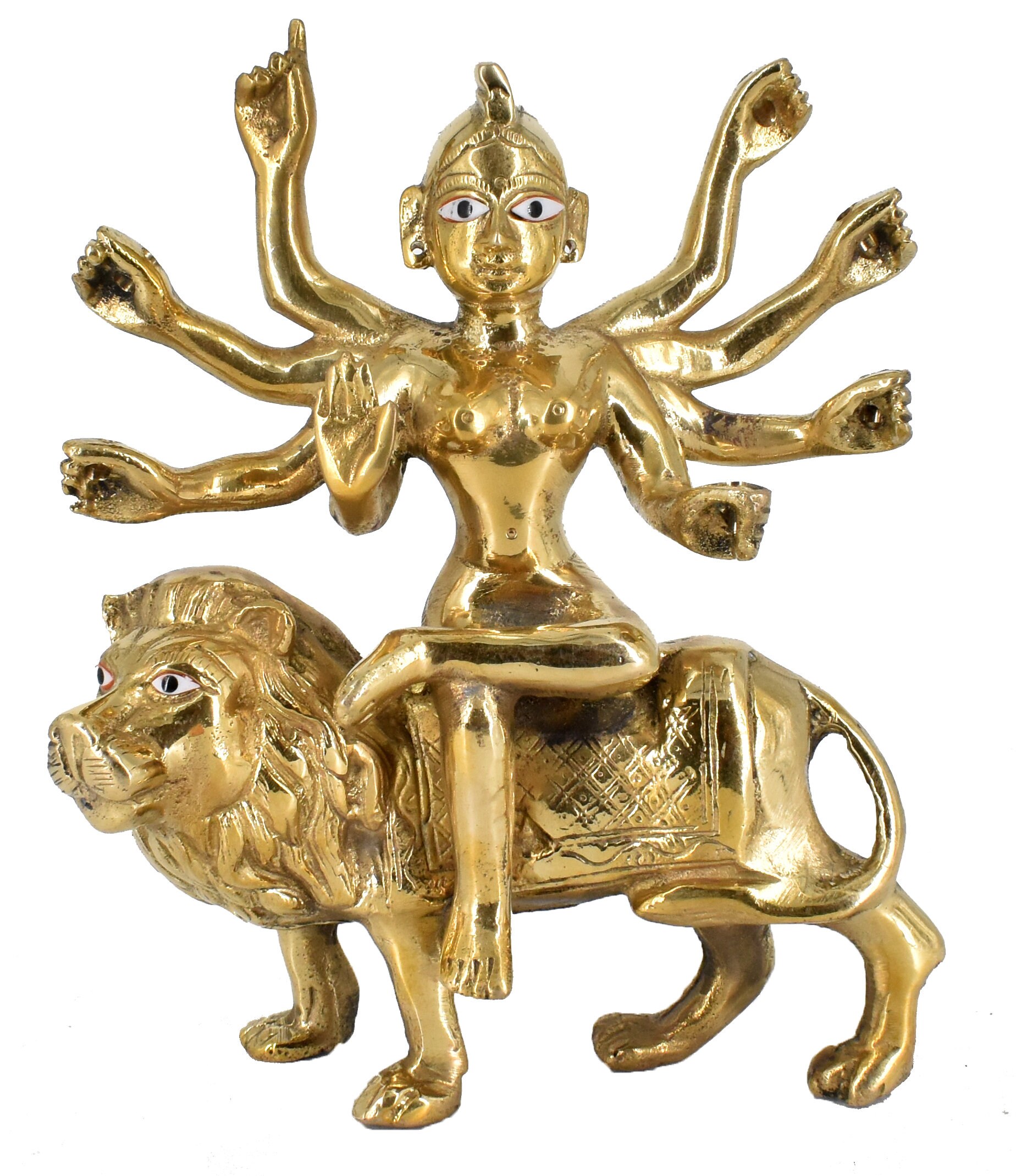for Temple or home Holy Goddess Durga Devi Sitting On Lion Durga Idol Statue Spiritual Vastu Showpiece Fegurine Religious Murti Gift Item