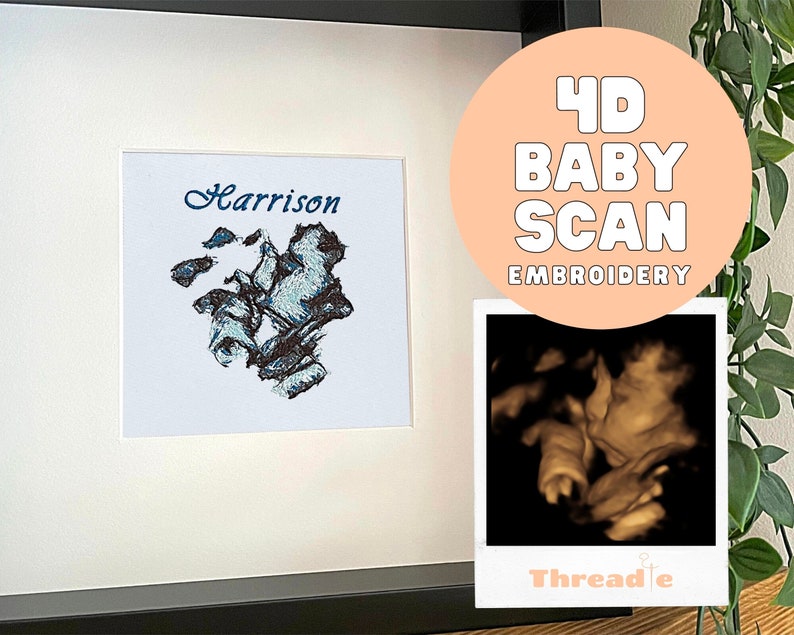 Baby Scan Gift Made to Order Sonogram Mum to Be Gift Etsy