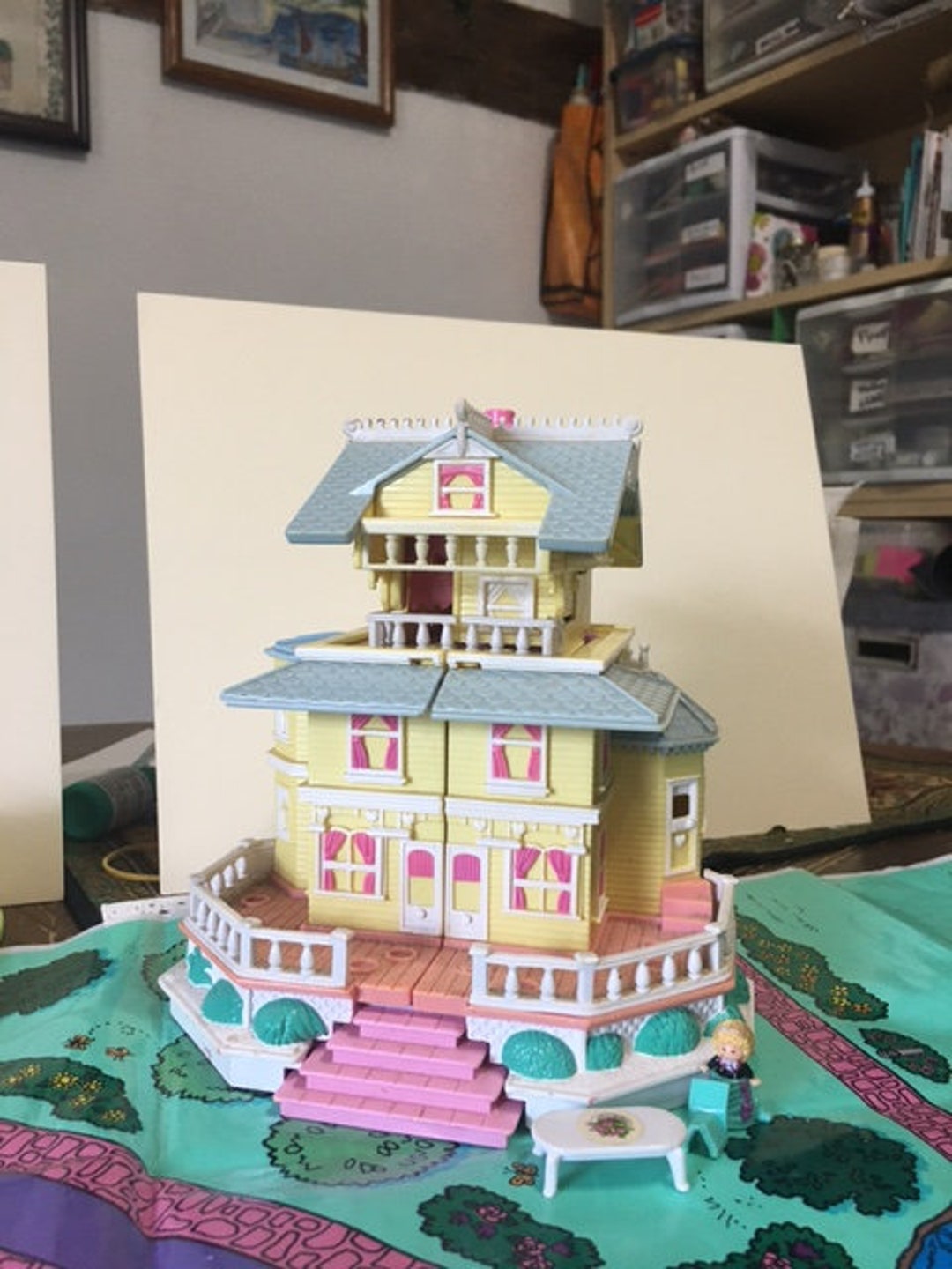 Polly pocket purple house new arrivals