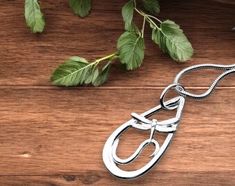 Dragonfly, Tendrils & Swirls, nature inspired, fine silver, handcrafted necklace by Cindy Bina