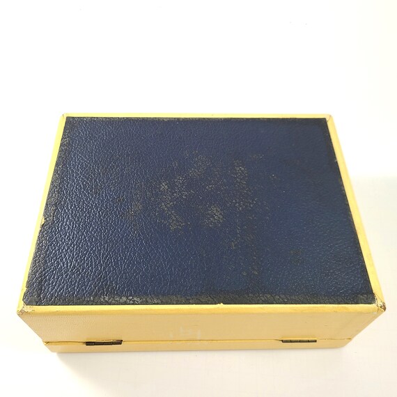 Vinyl Jewelry Box With Celluloid Bakelite Medieva… - image 8