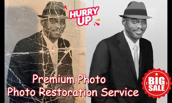 Old Photo Restoration Service: Repair Faded, Damaged Photos (Email Only)