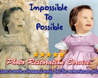 Photo Restoration & Retouching: Colorize, Enhance, and Edit