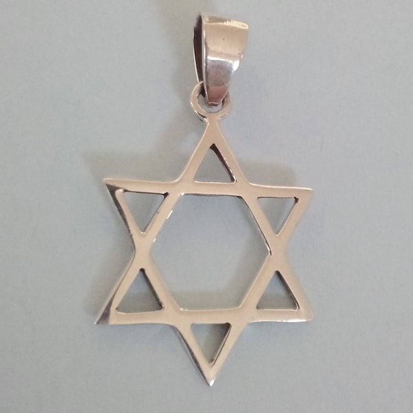 Charm: Sterling Silver Star of David