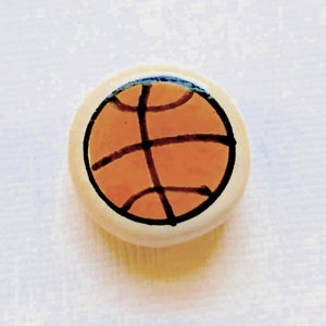 Ceramic Basketball Bead
