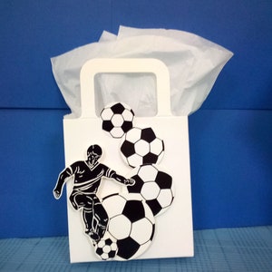 Soccer Centerpiece Box or Gift Box
