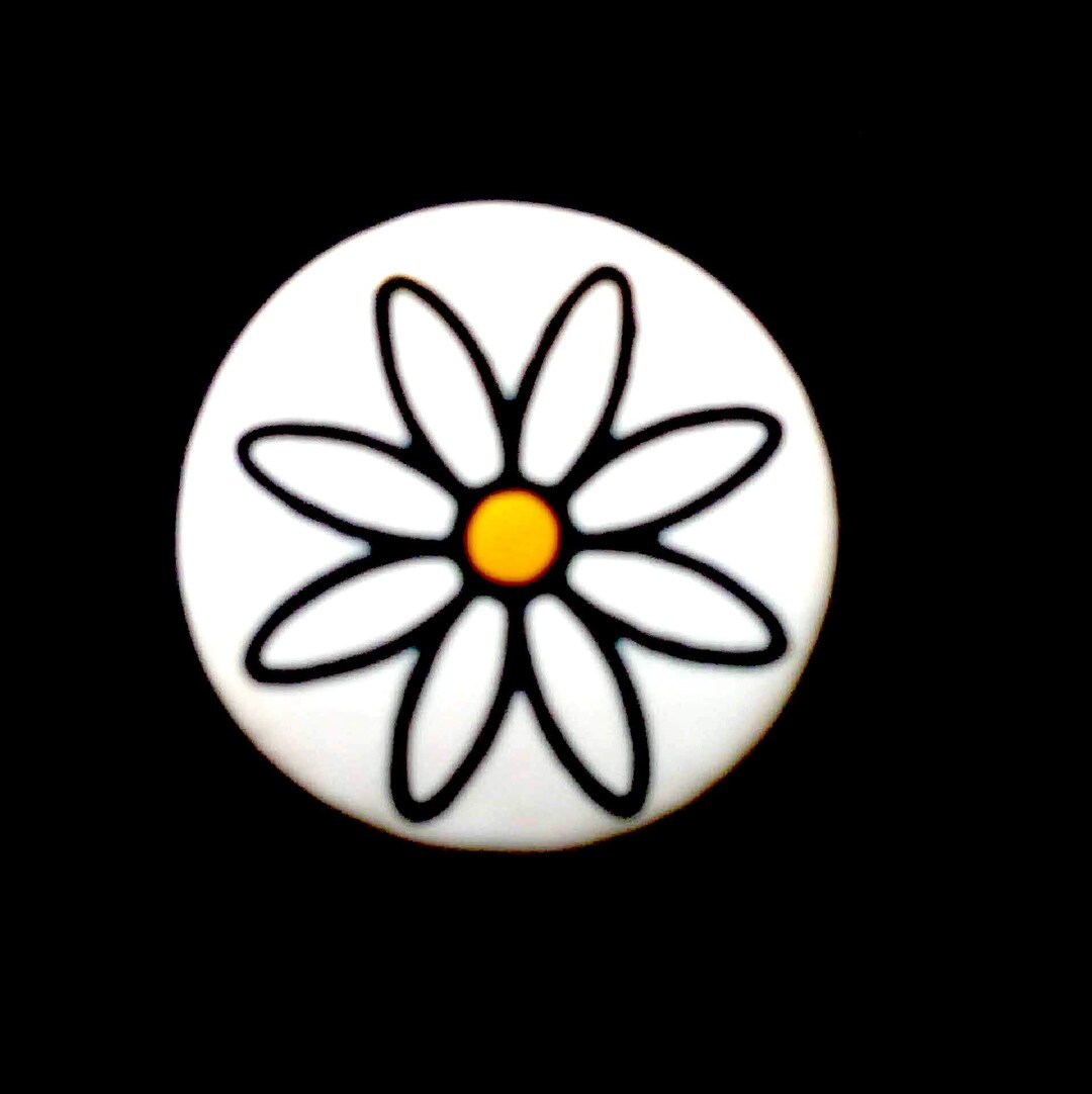 Ceramic Flower Bead Etsy