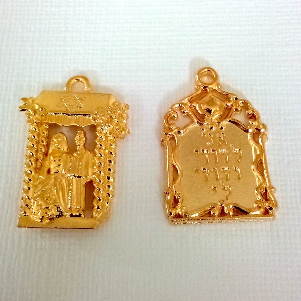 Jewish Wedding Charms, set of 2