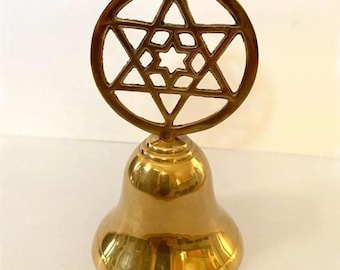 Brass Star of David Bell