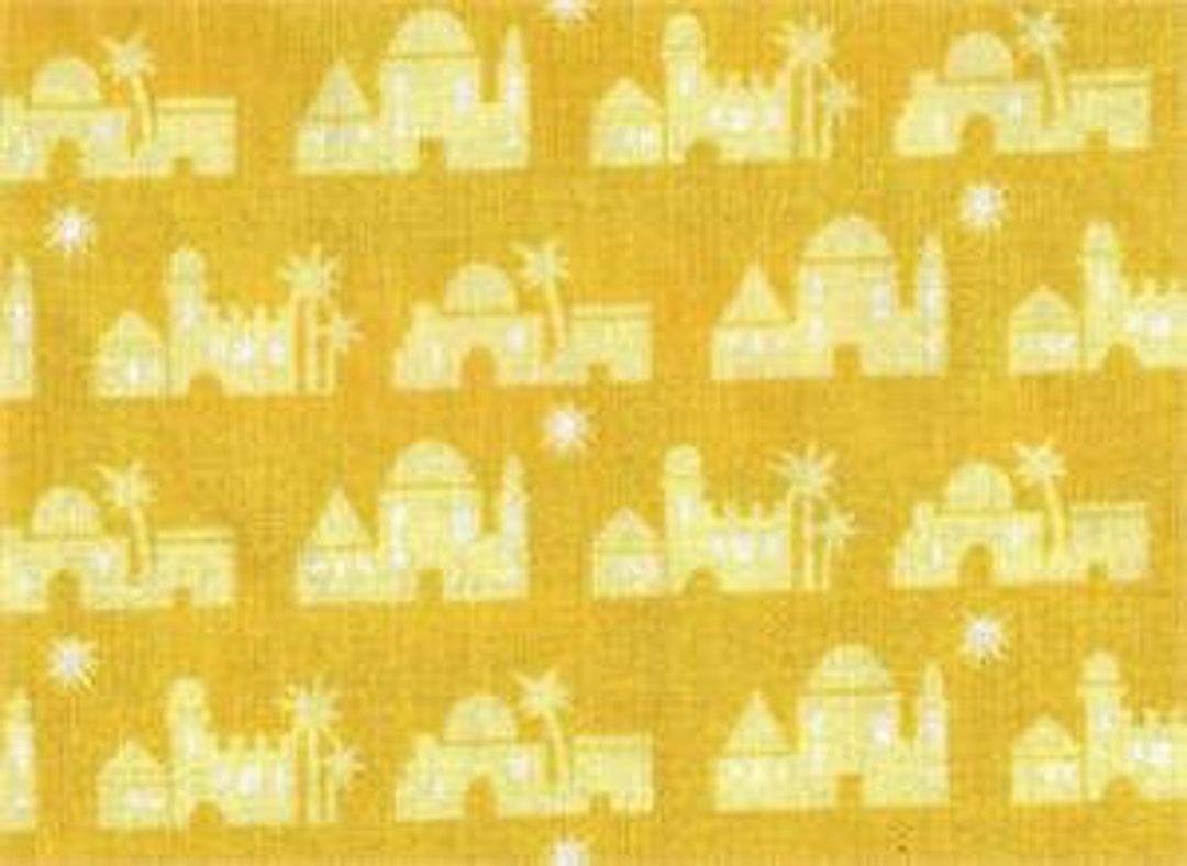 Fabric Bethlehem City of King David & Birthplace of Jesus Etsy