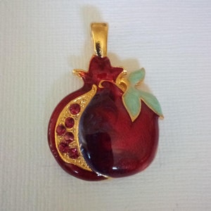 Pomegranate Charm or Pendant, gold