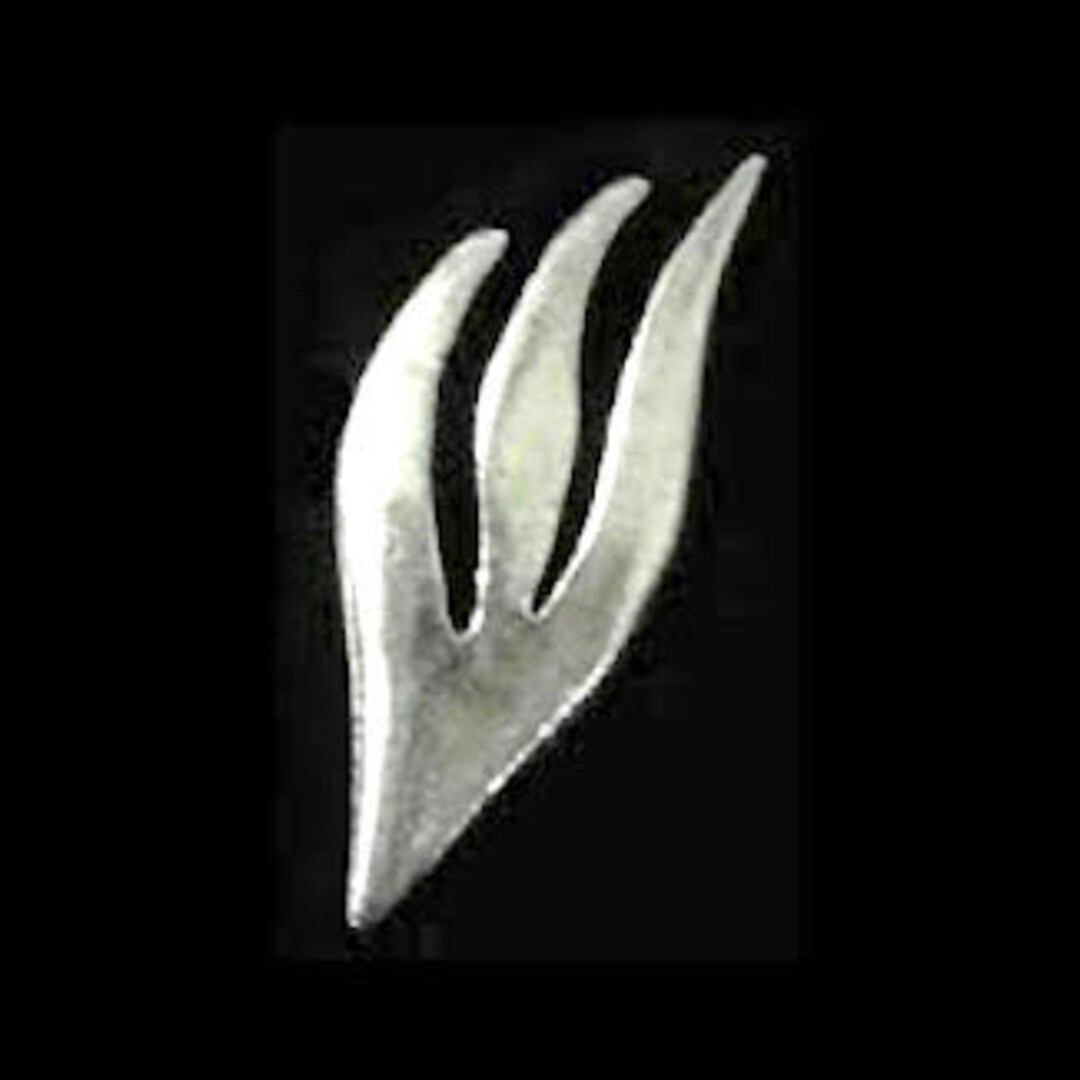 Hebrew Letter Shin for Mezuzah, Smooth Silver Etsy