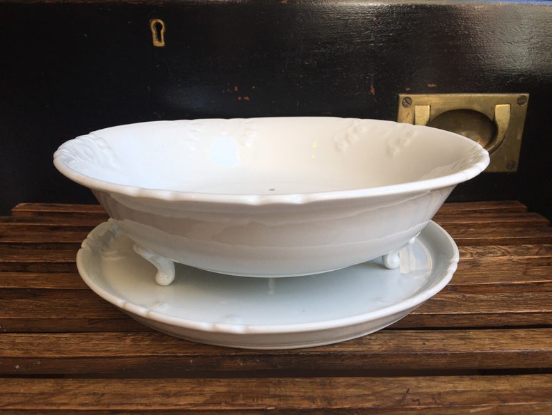 Schlichte weiße Porzellan Kresse Schale | Etsy