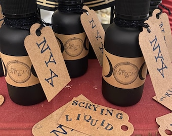 Nyx Scrying Liquid: Divination Rituals with Quartz Crystals