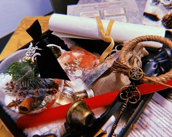 Yule Sabbat Box: Winter Solstice Ritual, Altar Tools & Decorations