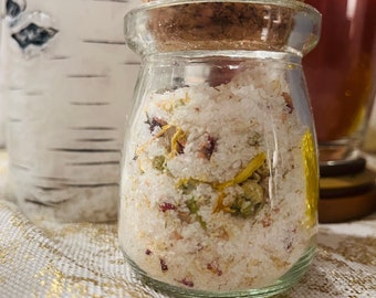 New Beginnings Ritual Bath Elixir: Organic Lavender, Chamomile & Jasmine Blend