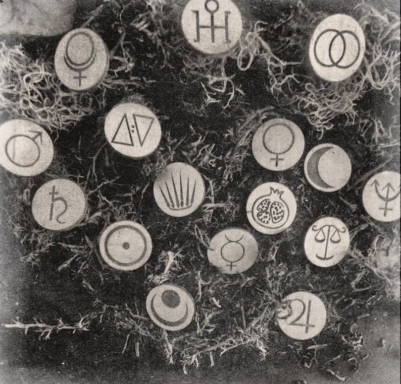 Dark Goddess Rune Set, Shadow Work Divination, Altar Cloth, Anointing ...