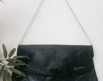 Borsa YSL in pelle bordeaux - Pomella Vintage Shop