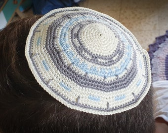 Big Pattern Yarmulke Kippaha