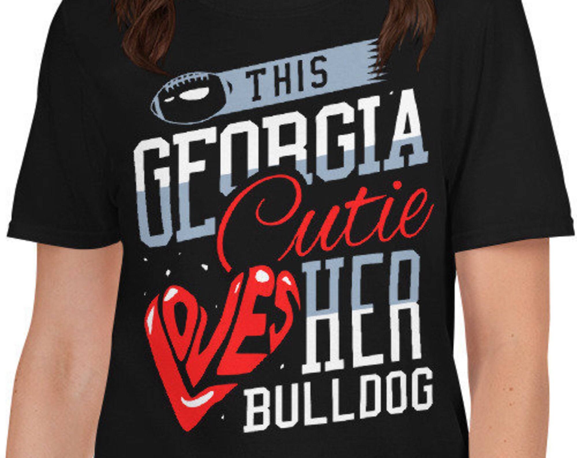 This Georgia Cutie Loves Her Bulldog Shirt