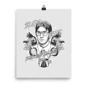 Bears, Beets, Battlestar Galactica Print
