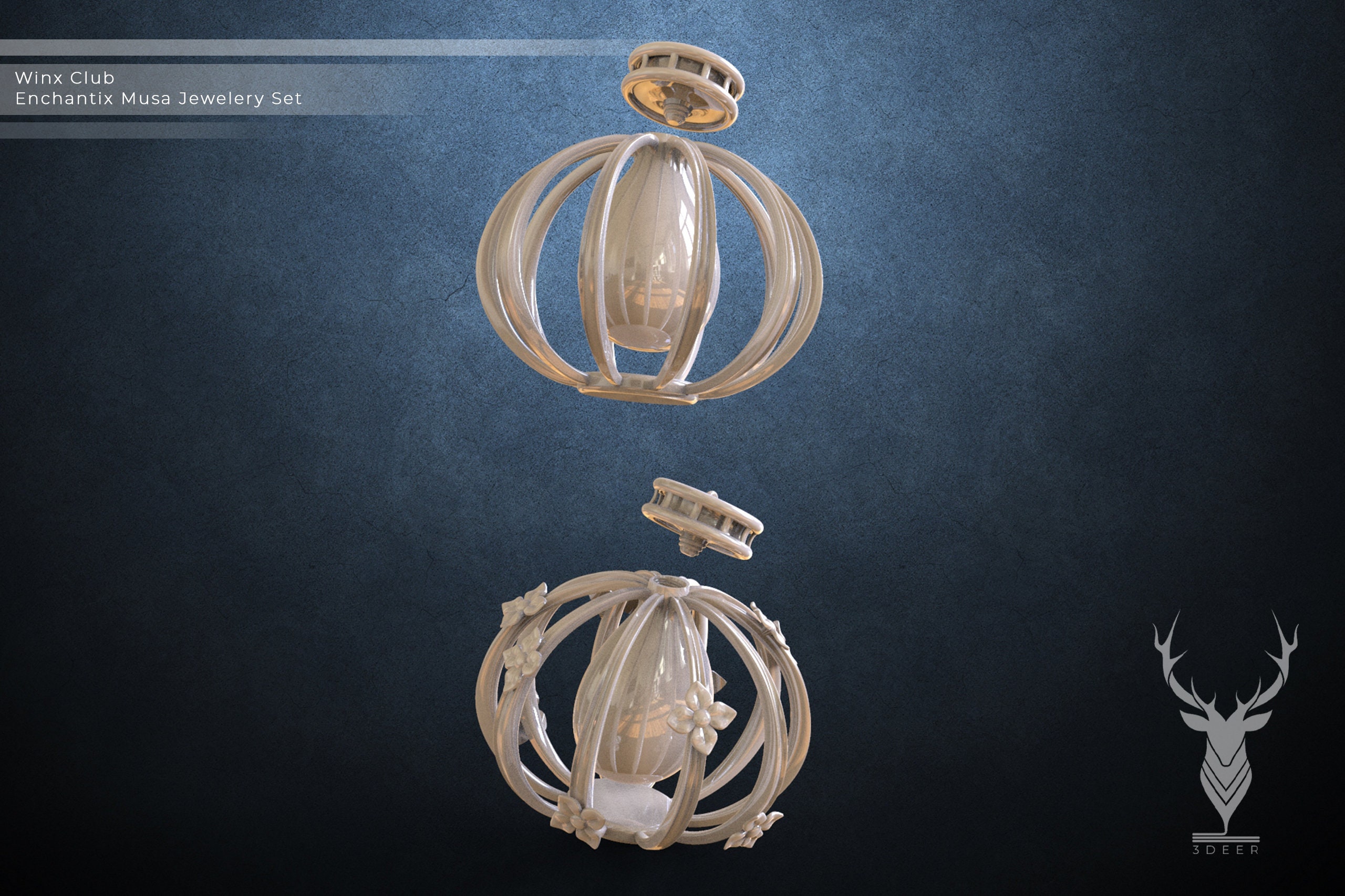 Winx Club Musa Enchantix Jewelery Set Archivo STL/Producto Etsy México