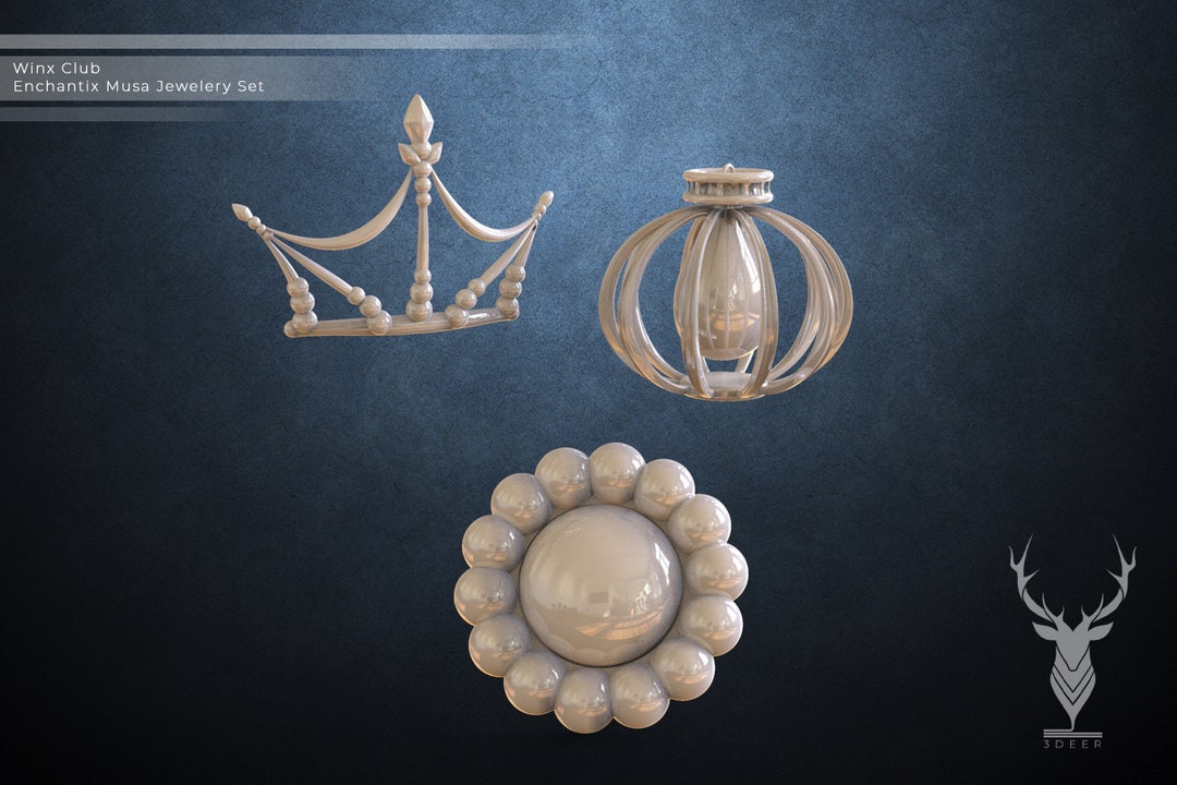 Winx Club Musa Enchantix Jewelery Set STL File/digital Product Etsy