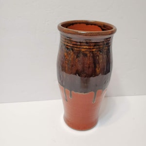 WhyNot Pottery Jar, Ceramic Vase, North Carolina Pottery, Seagrove NC, Crock