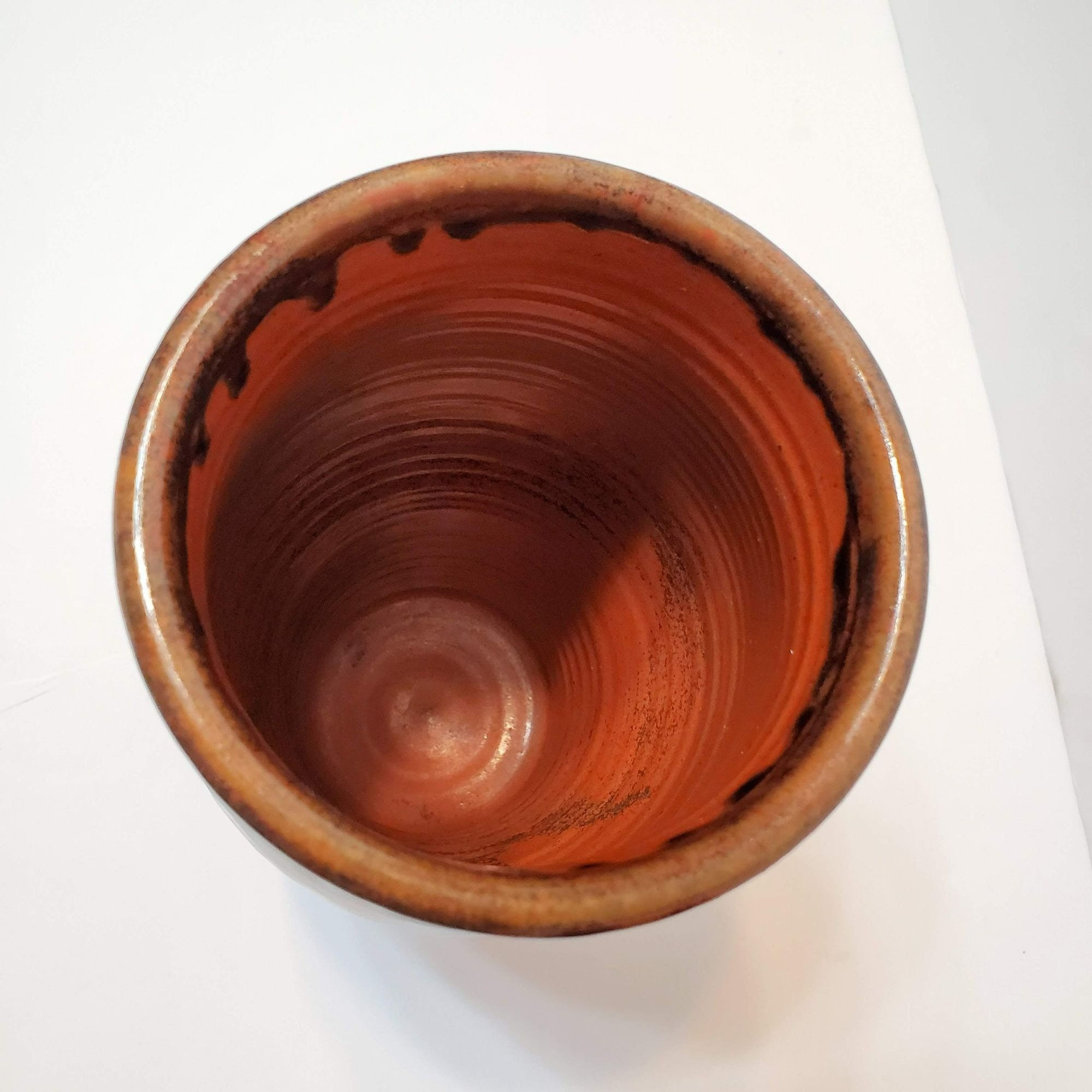 WhyNot陶器の瓶、陶器の花瓶、ノースカロライナ陶器、シーグローブ