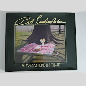 Bob Timberlake &quot;Somewhere In Time&quot;, libro de tapa dura firmado de primera edición de 1989, arte de Carolina del Norte, libro de mesa de centro