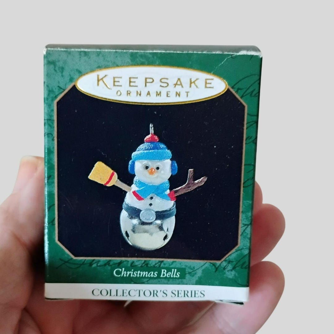 Hallmark Keepsake Miniature Ornament Christmas Bells Snowman