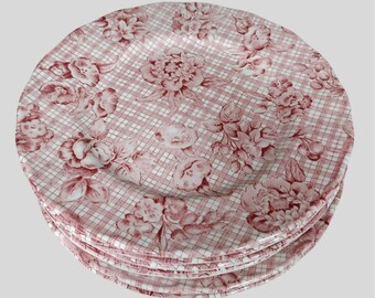 Rare 1994 Genevieve Lethu Serenade Plate, Floral Dinner Plate