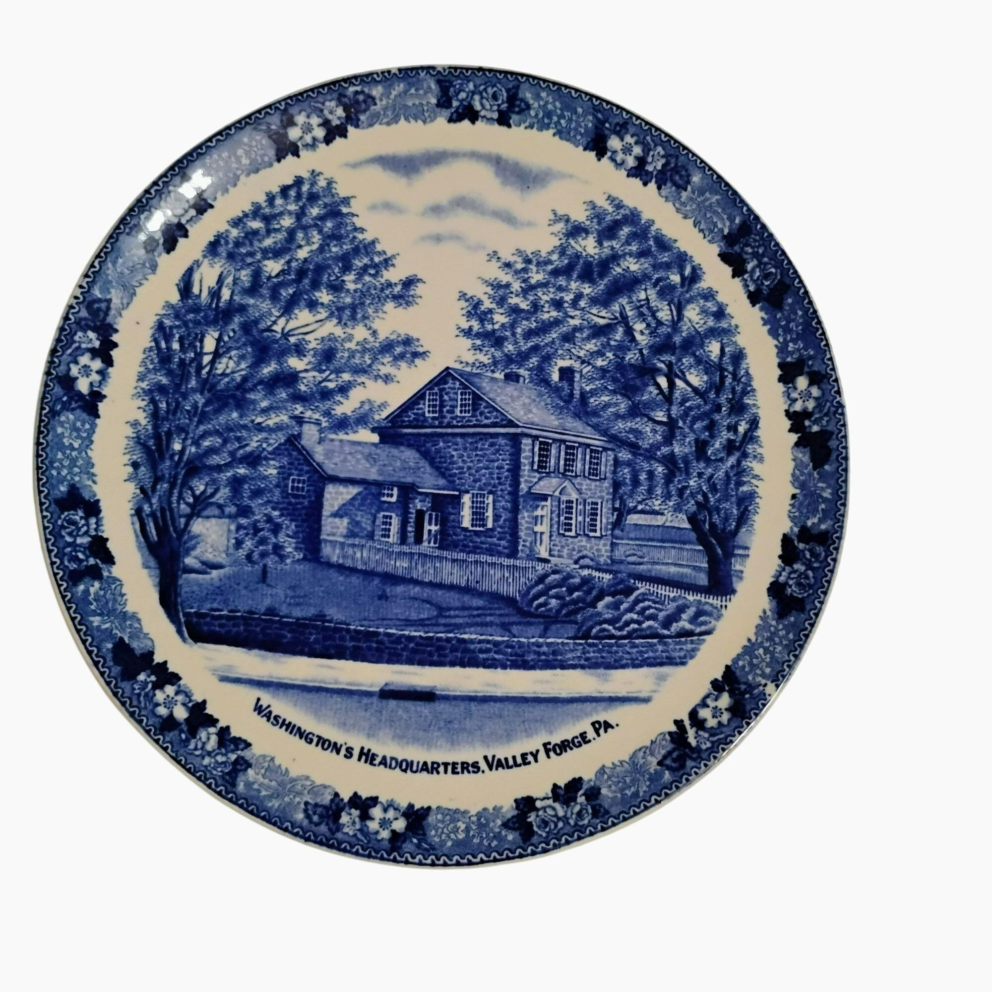 Historical Blue Staffordshire Washington - Etsy
