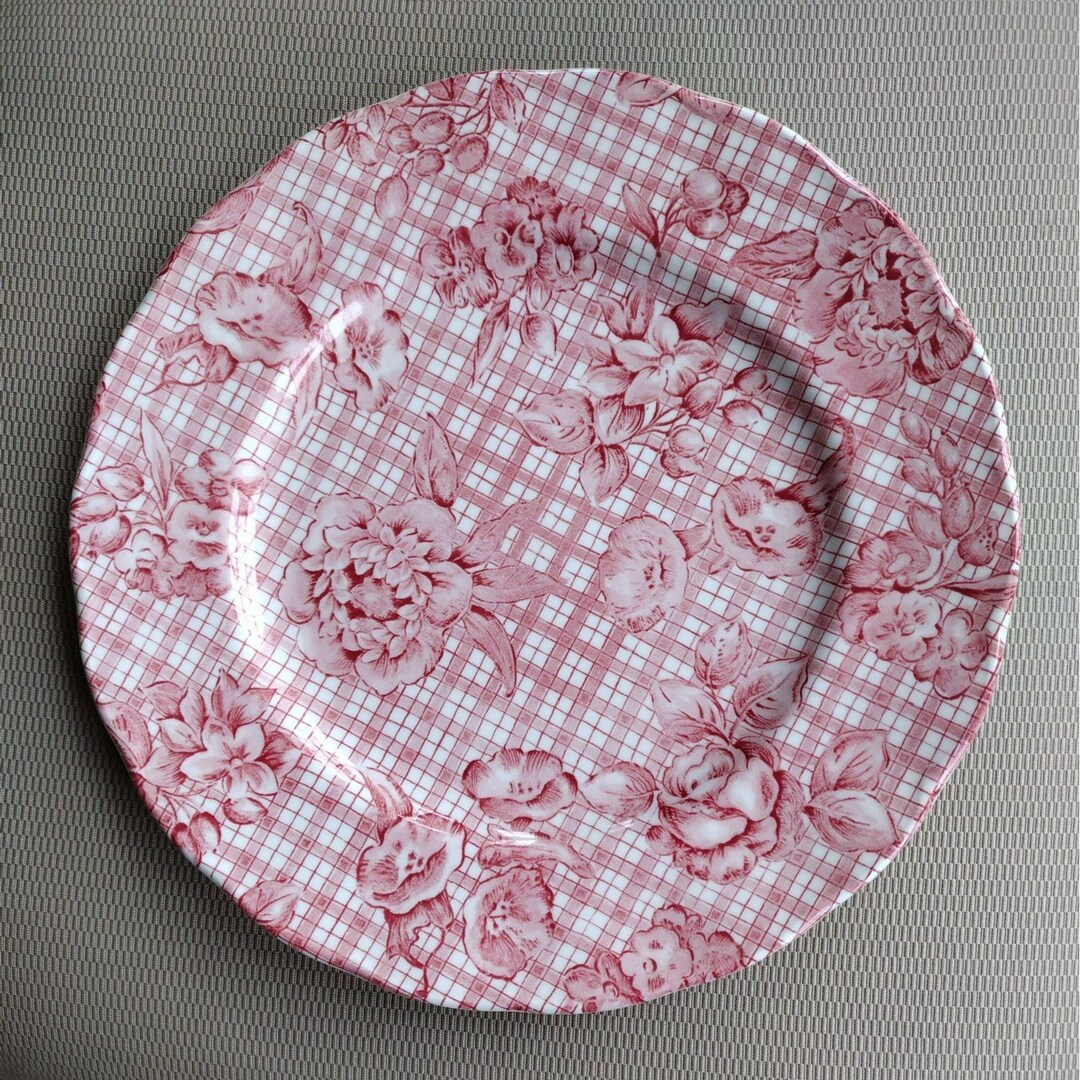 Rare 1994 Genevieve Lethu Serenade Plate, Floral Dinner Plate