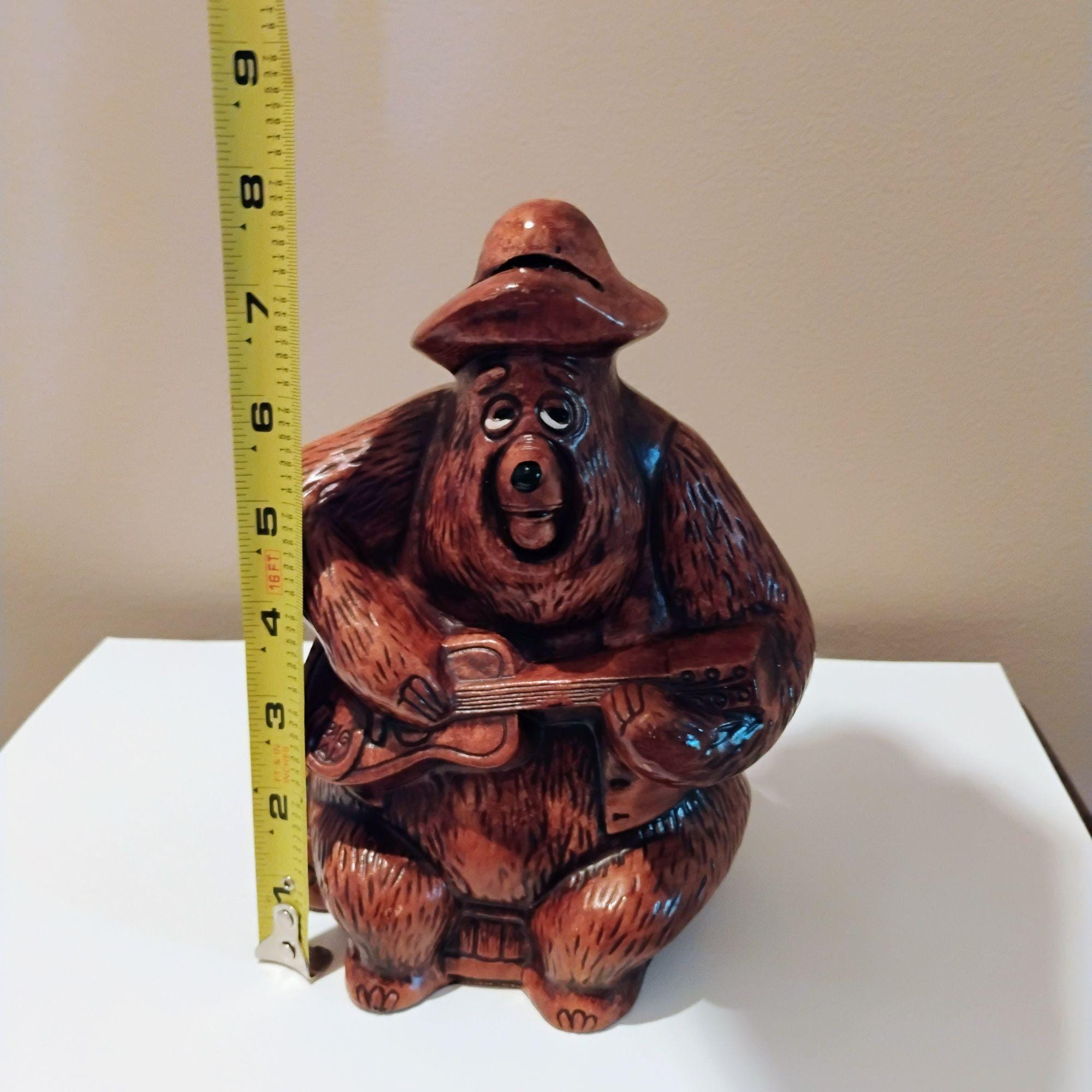 Vintage Big Al Ceramic Bank Walt Disney Country Bear Jamboree