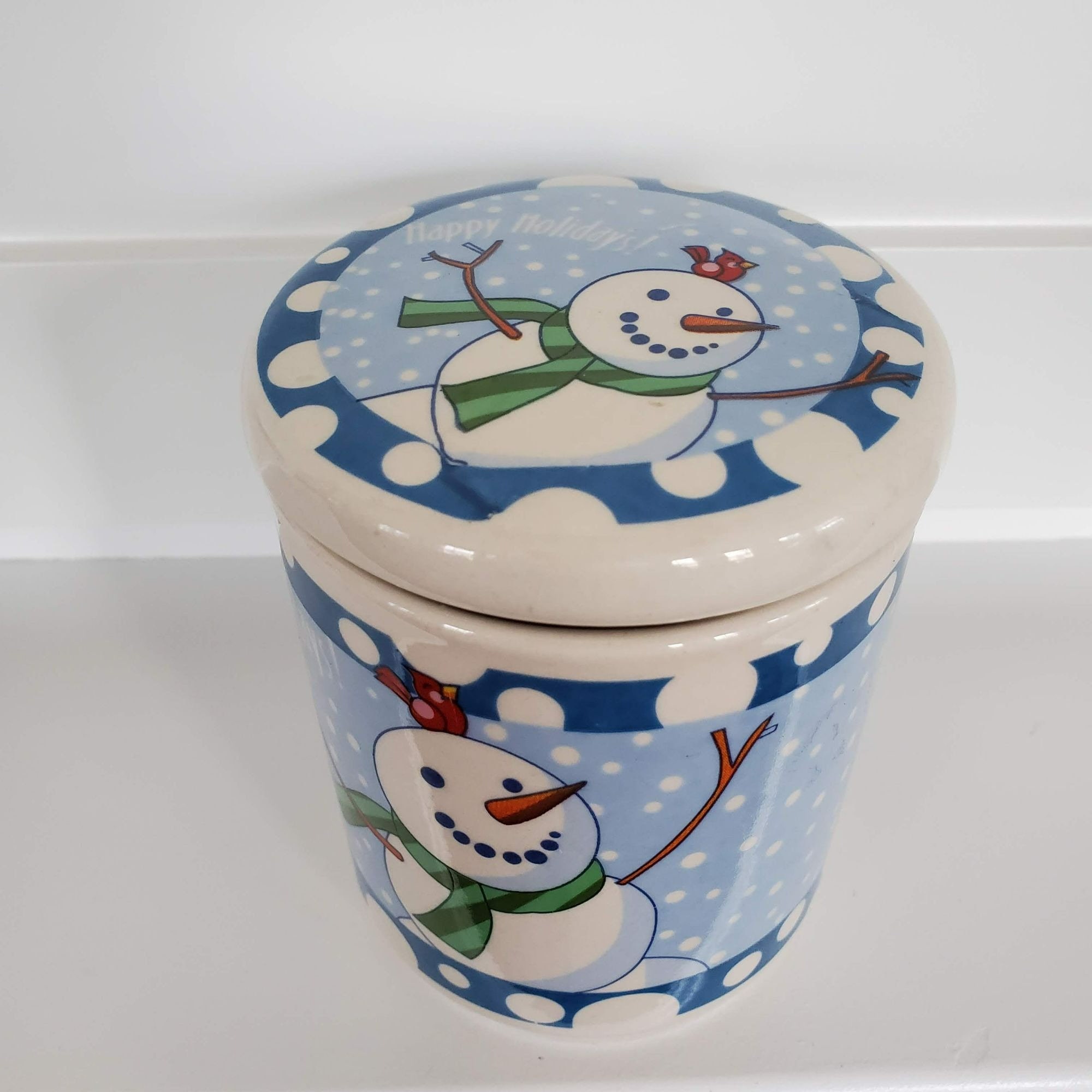 Decorative Christmas Holiday Themed Plastic Containers Jars 4 Pack with  Stackable Lids for Cookies, Snacks, Candies, Treats Gnomes, Gingerbread  Men