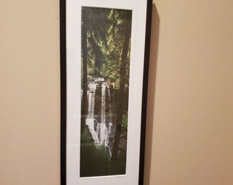 Art Print, Framed Matted Signed, Mark Losh Photography, Dry Falls NC, Waterfall, Wilmington NC, North Carolina Art
