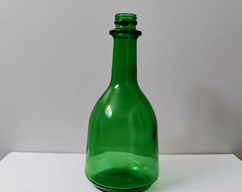 緑色のガラス瓶、ジュースボトル、古い緑色の瓶、冷蔵庫用ウォーター