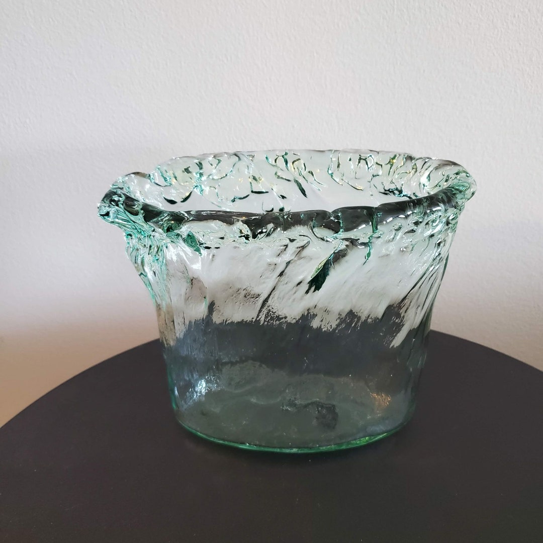 Recycled Glass Vase San Miguel by Vidrious Recycled Glass Etsy