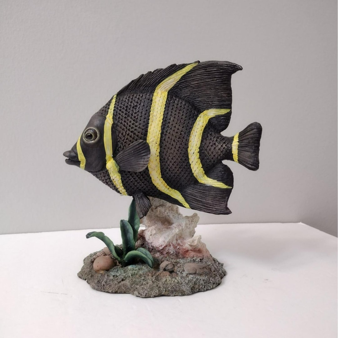 フレンチエンゼルフィッシュ 馬海鋒作 限定版フィギュア 618/5000 魚の