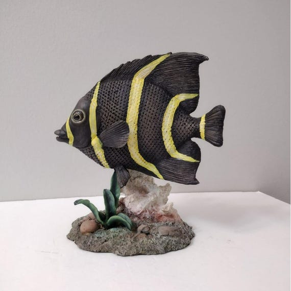 フレンチエンゼルフィッシュ 馬海鋒作 限定版フィギュア 618/5000 魚の