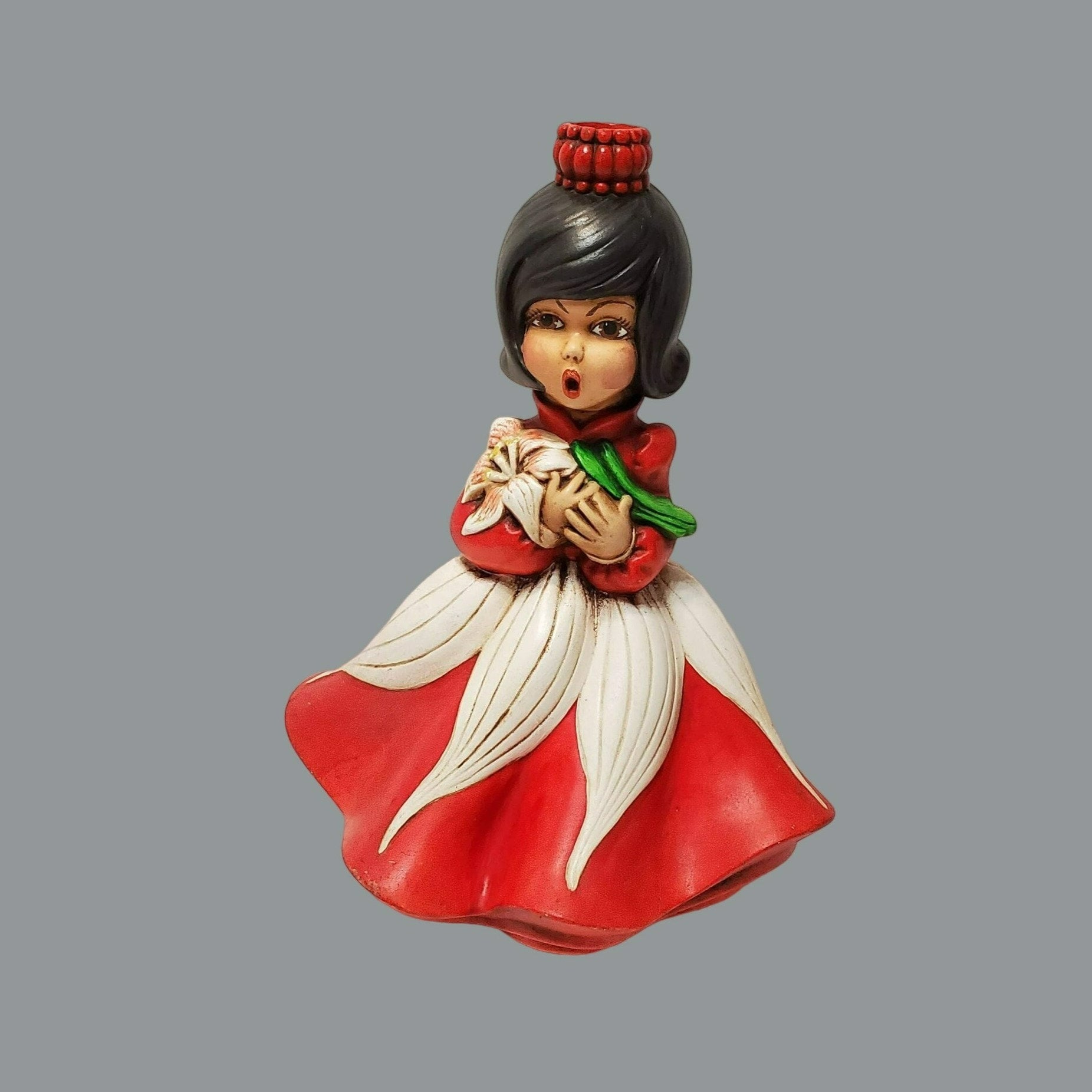 Atlantic Mold, Ceramic Figurine, Hand Painted, 11 Inches, Singing